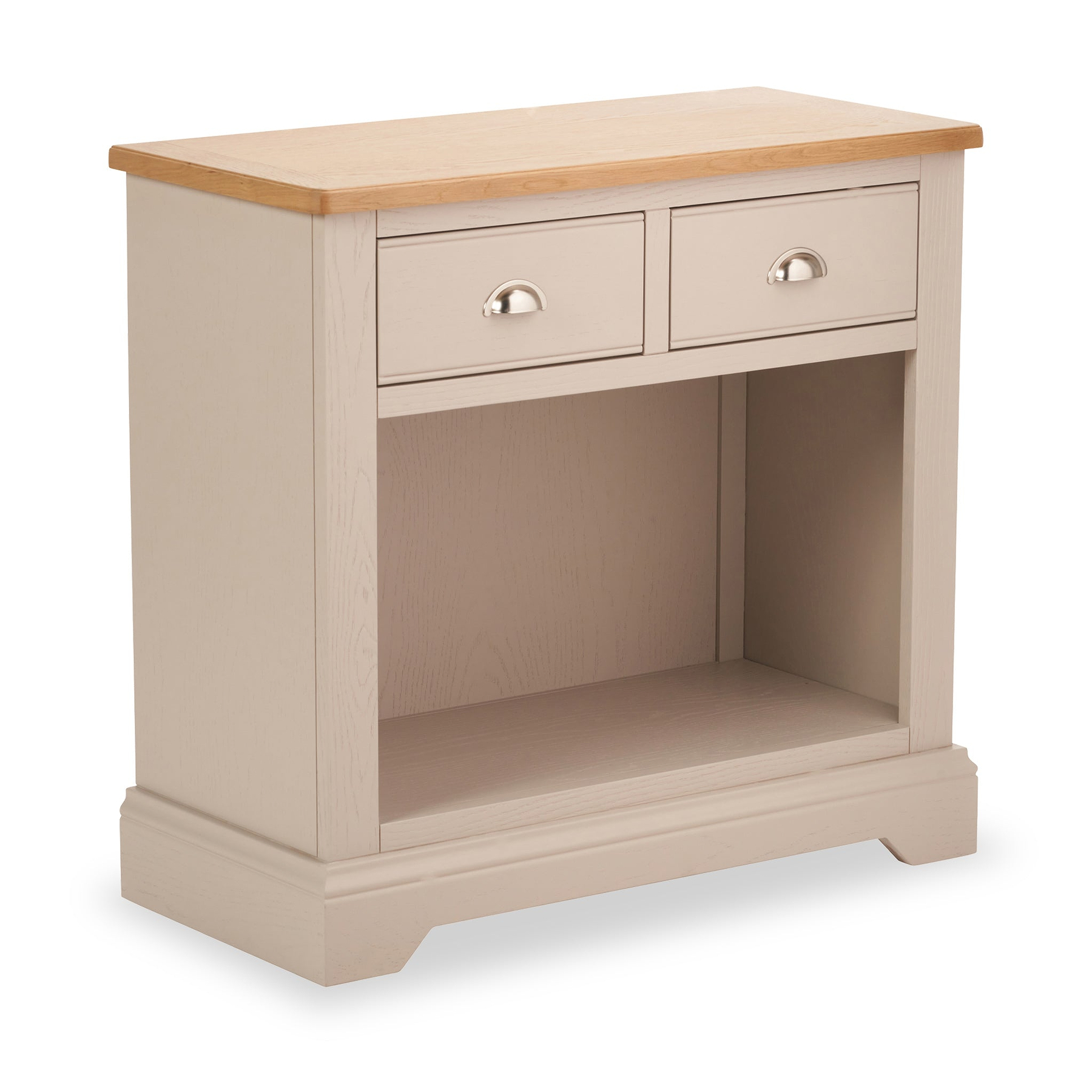 Fairford White Wood 2 Drawer Console Table from Roseland Furniture