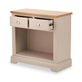 Fairford White Wood 2 Drawer Console Table from Roseland Furniture