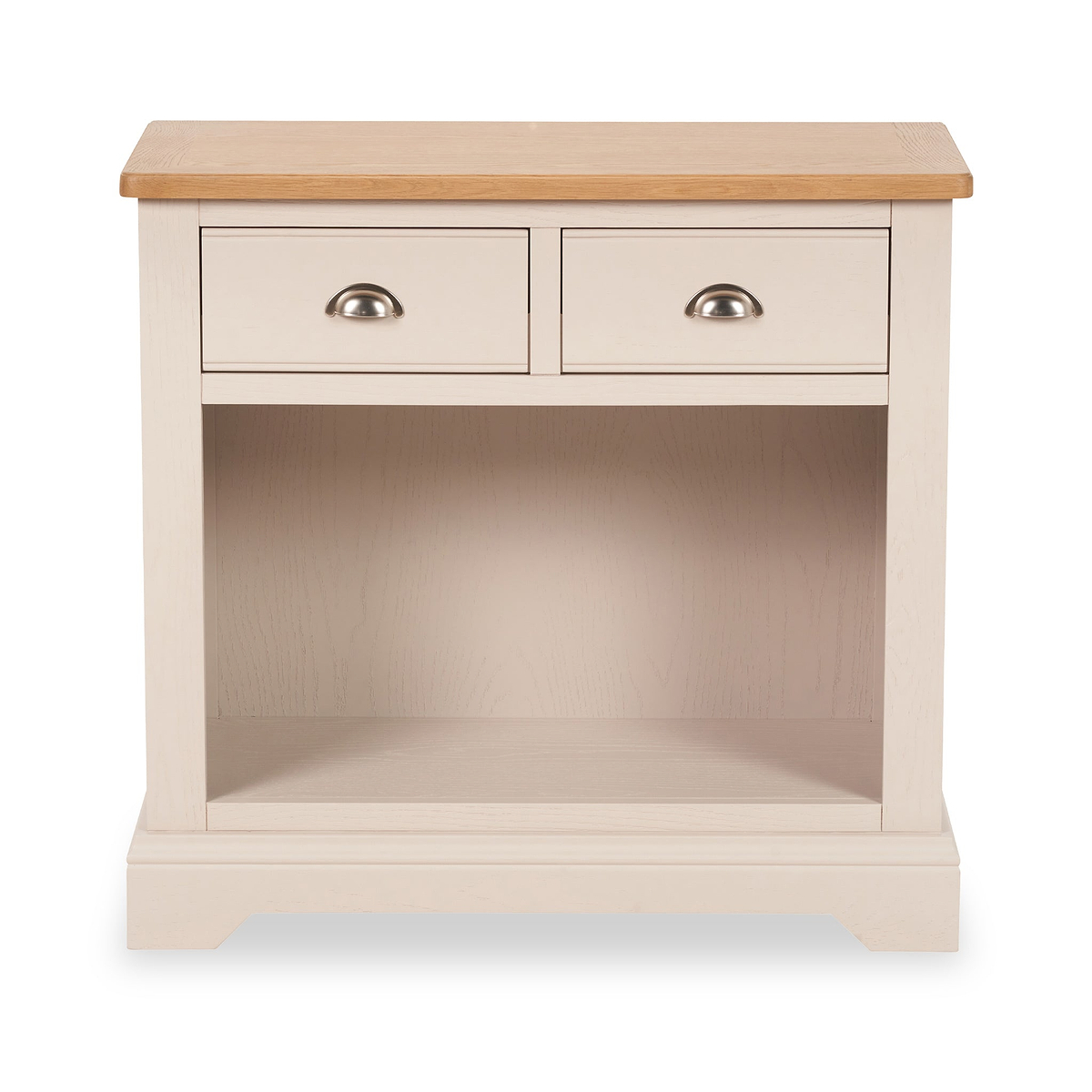 Fairford White Wood 2 Drawer Console Table from Roseland Furniture