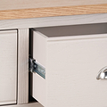Fairford White Wood 5 Drawer from Roseland Furniture