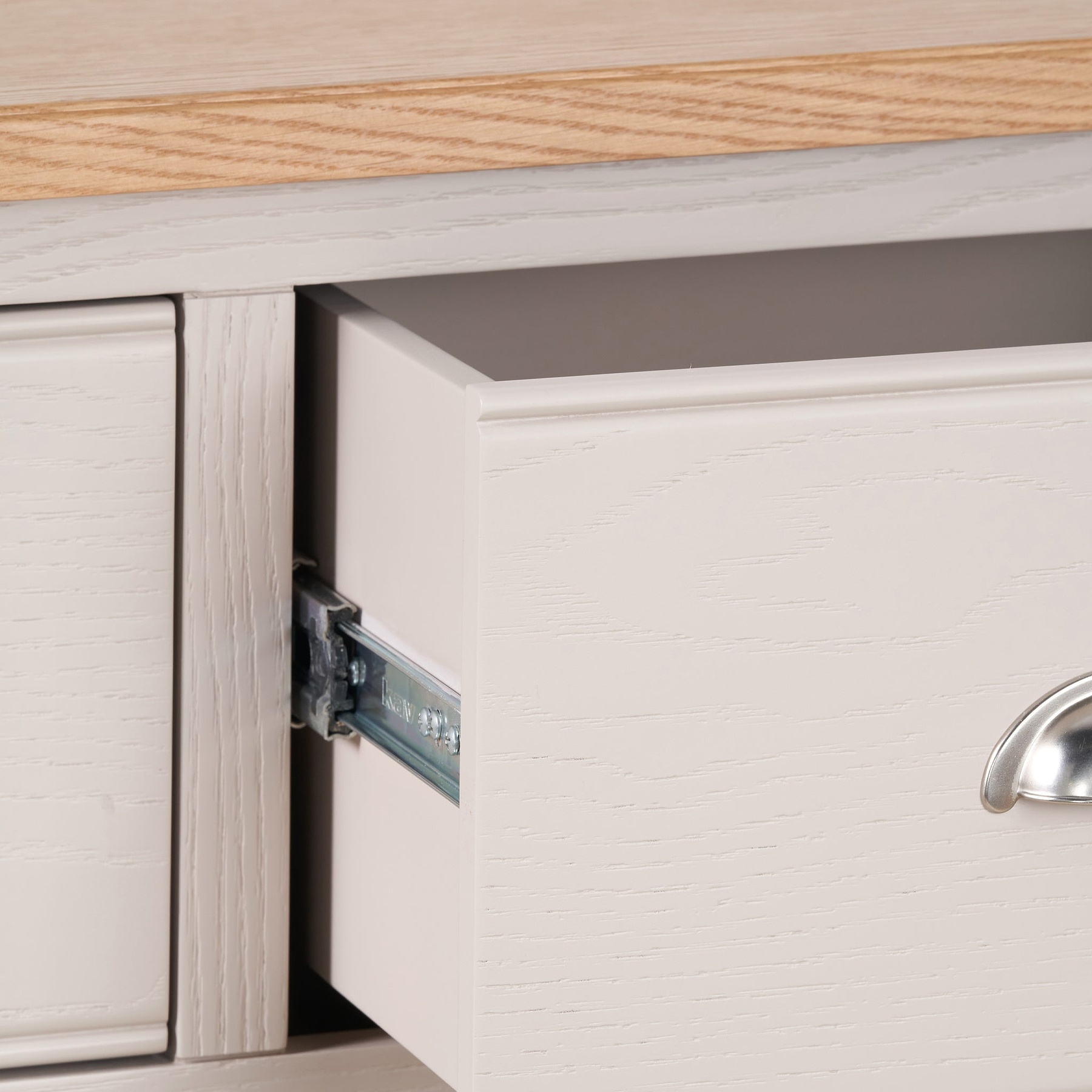 Fairford White Wood 5 Drawer from Roseland Furniture