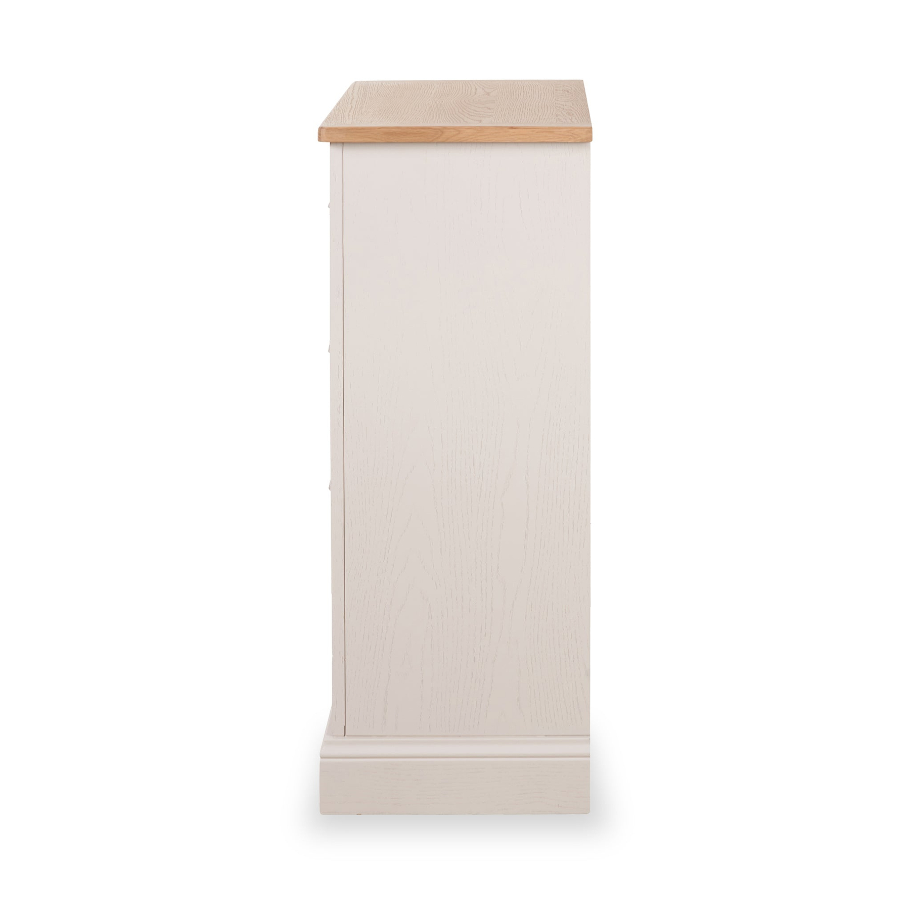 Fairford White Wood 5 Drawer from Roseland Furniture