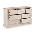 Fairford White Wood 7 Drawer from Roseland Furniture