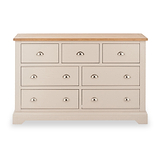 Fairford White Wood 7 Drawer from Roseland Furniture