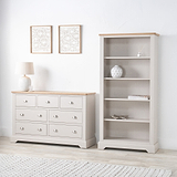 Fairford White Wood 7 Drawer from Roseland Furniture