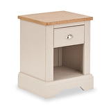 Fairford White Wood 1 Drawer from Roseland Furniture