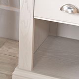 Fairford White Wood 1 Drawer from Roseland Furniture