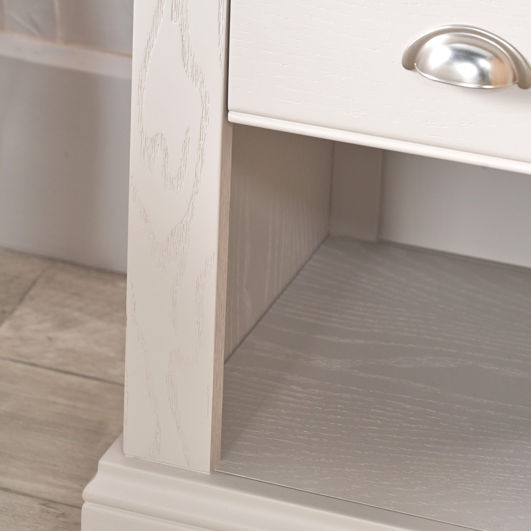 Fairford White Wood 1 Drawer from Roseland Furniture