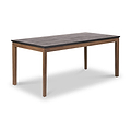 Gio Acacia Wood Dining Table Front1 from Roseland Furniture