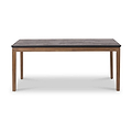 Gio Acacia Wood Dining Table Front1 from Roseland Furniture