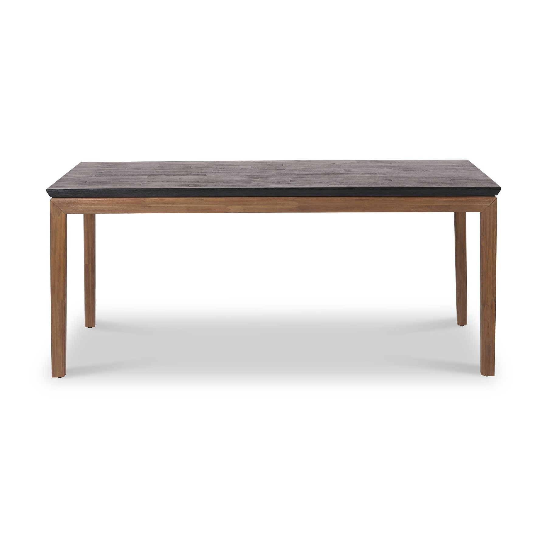 Gio Acacia Wood Dining Table Front1 from Roseland Furniture