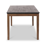 Gio Acacia Wood Dining Table Front1 from Roseland Furniture