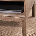 Gio Acacia Wood 2 Drawer Coffee Table from Roseland Furniture