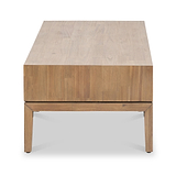 Gio Acacia Wood 2 Drawer Coffee Table from Roseland Furniture
