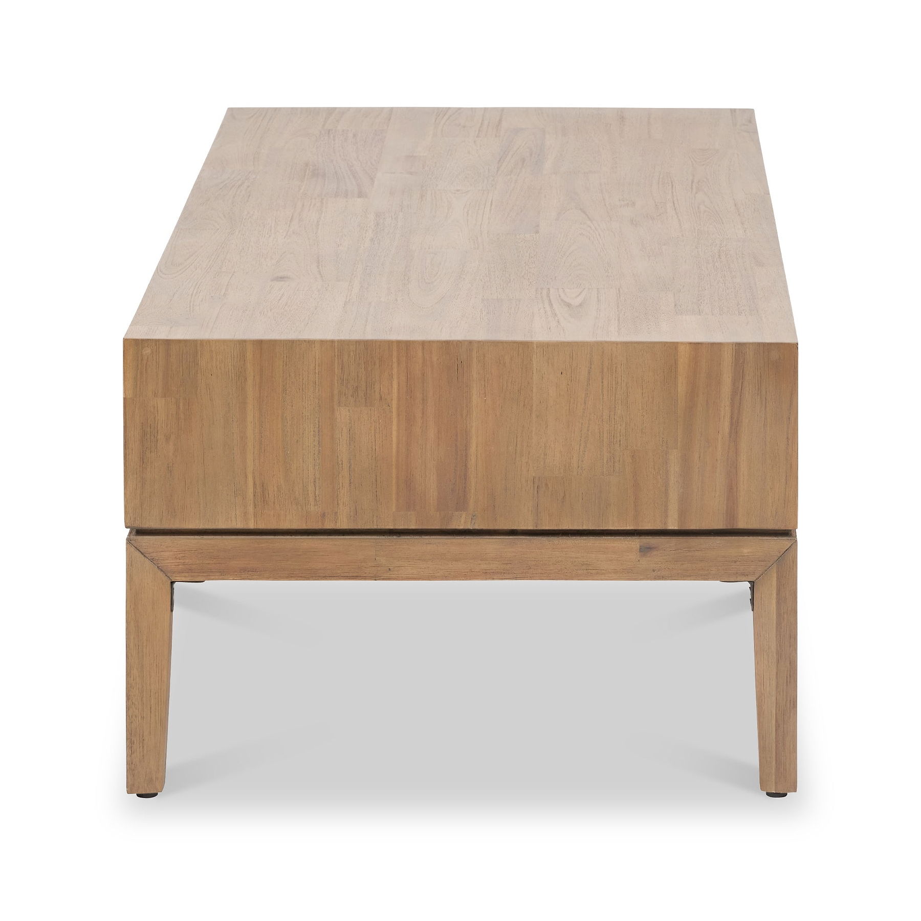 Gio Acacia Wood 2 Drawer Coffee Table from Roseland Furniture