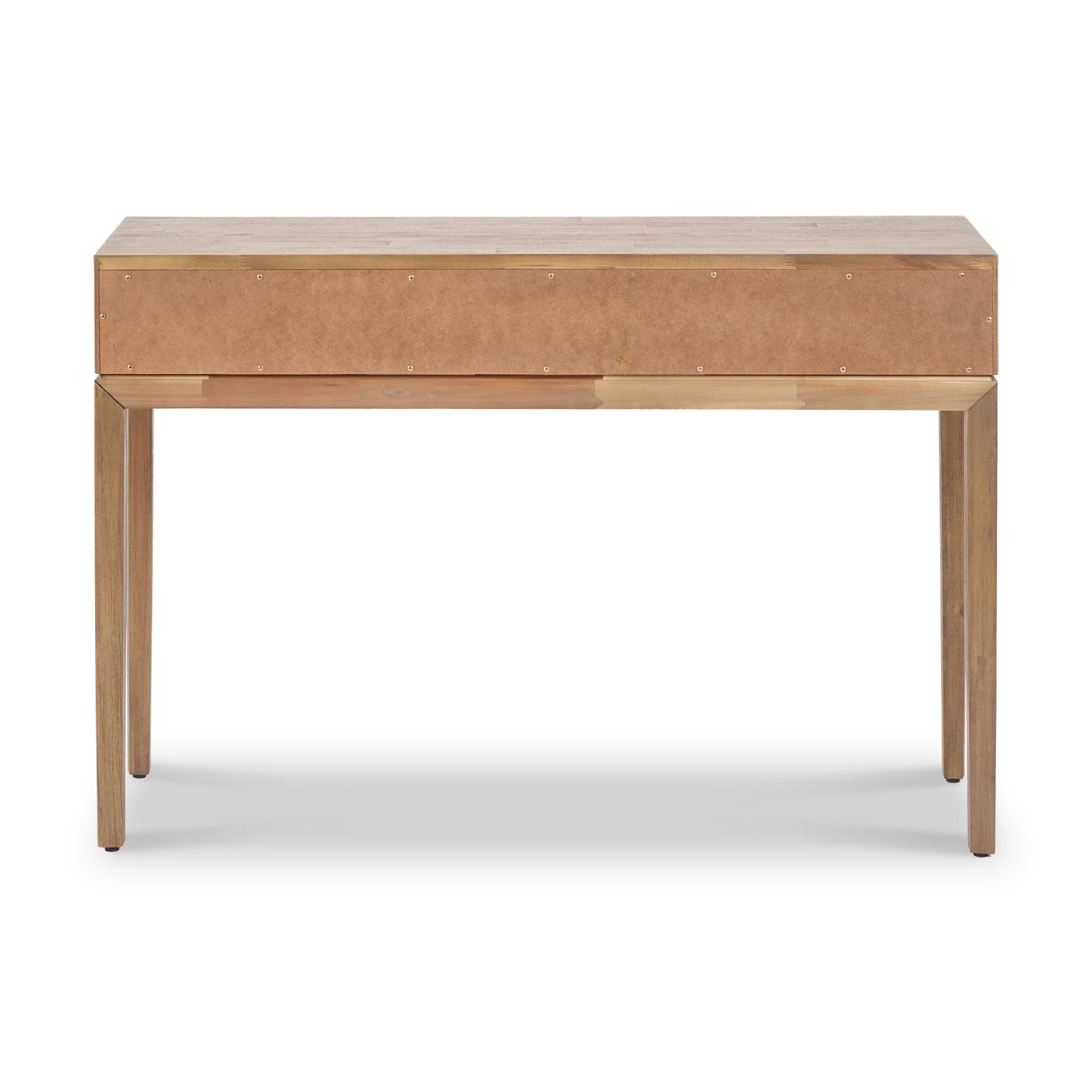 Gio Acacia Wood 1 Drawer Console Table from Roseland Furniture
