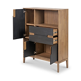 Gio Acacia Wood Display Unit from Roseland Furniture