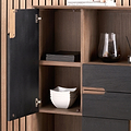 Gio Acacia Wood Display Unit from Roseland Furniture