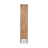 Gio Acacia Wood 2 Drawer 7 Niche Shelf Unit from Roseland Furniture