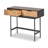 Hailee 2 Drawer Console Table from Roseland Furniture