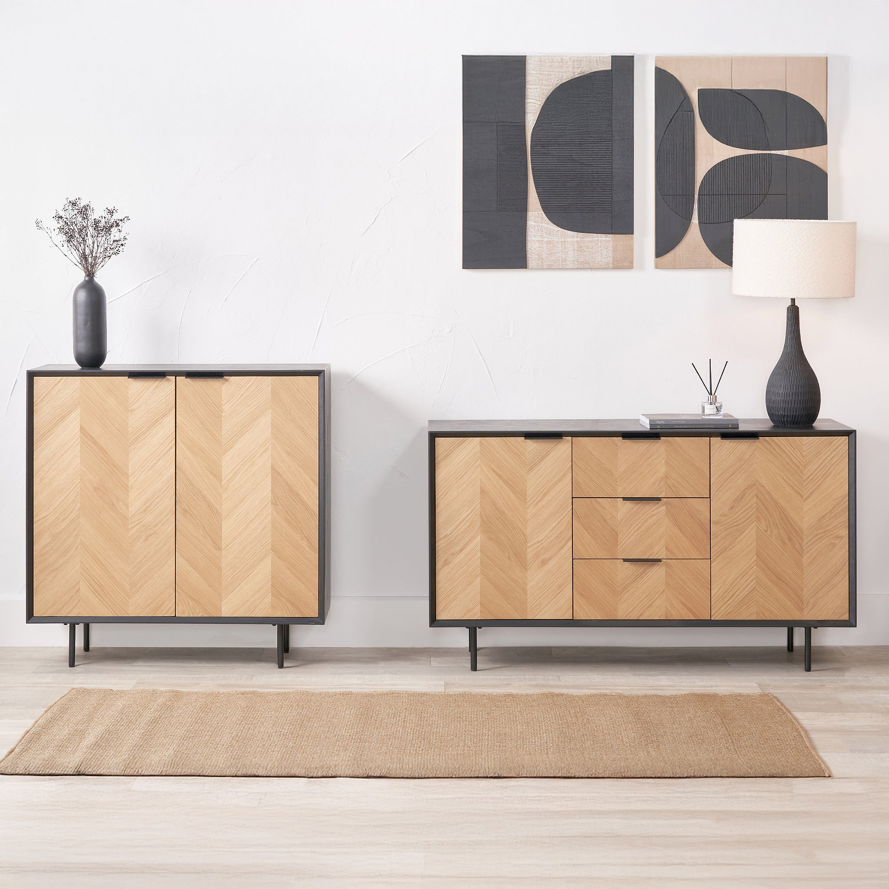 Hailee 2 Door Bar Cabinet from Roseland Furniture
