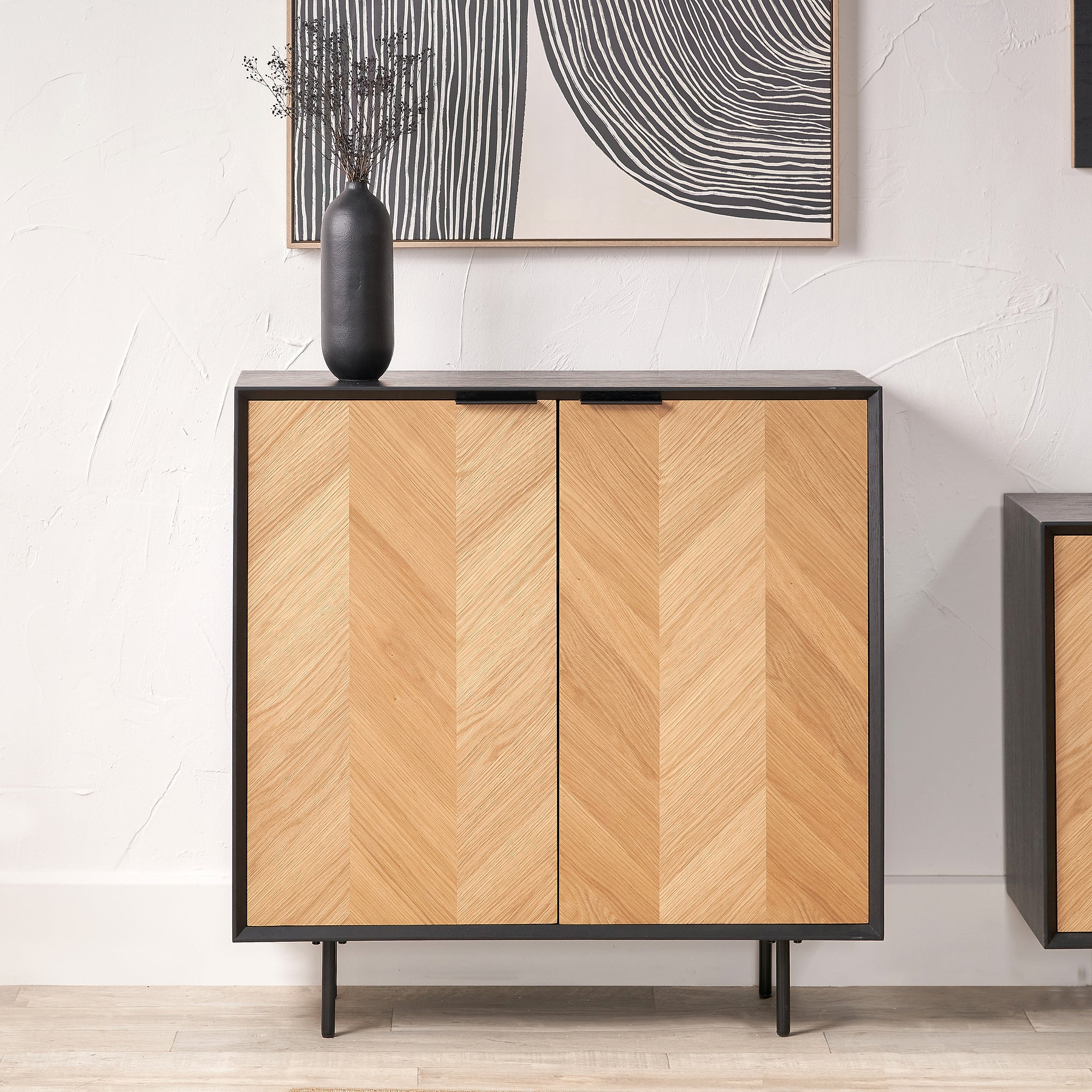 Hailee 2 Door Bar Cabinet from Roseland Furniture