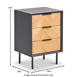 Hailee Bedside from Roseland Furniture