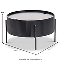 Henderson Black Storage Coffee Table from Roseland Furniture