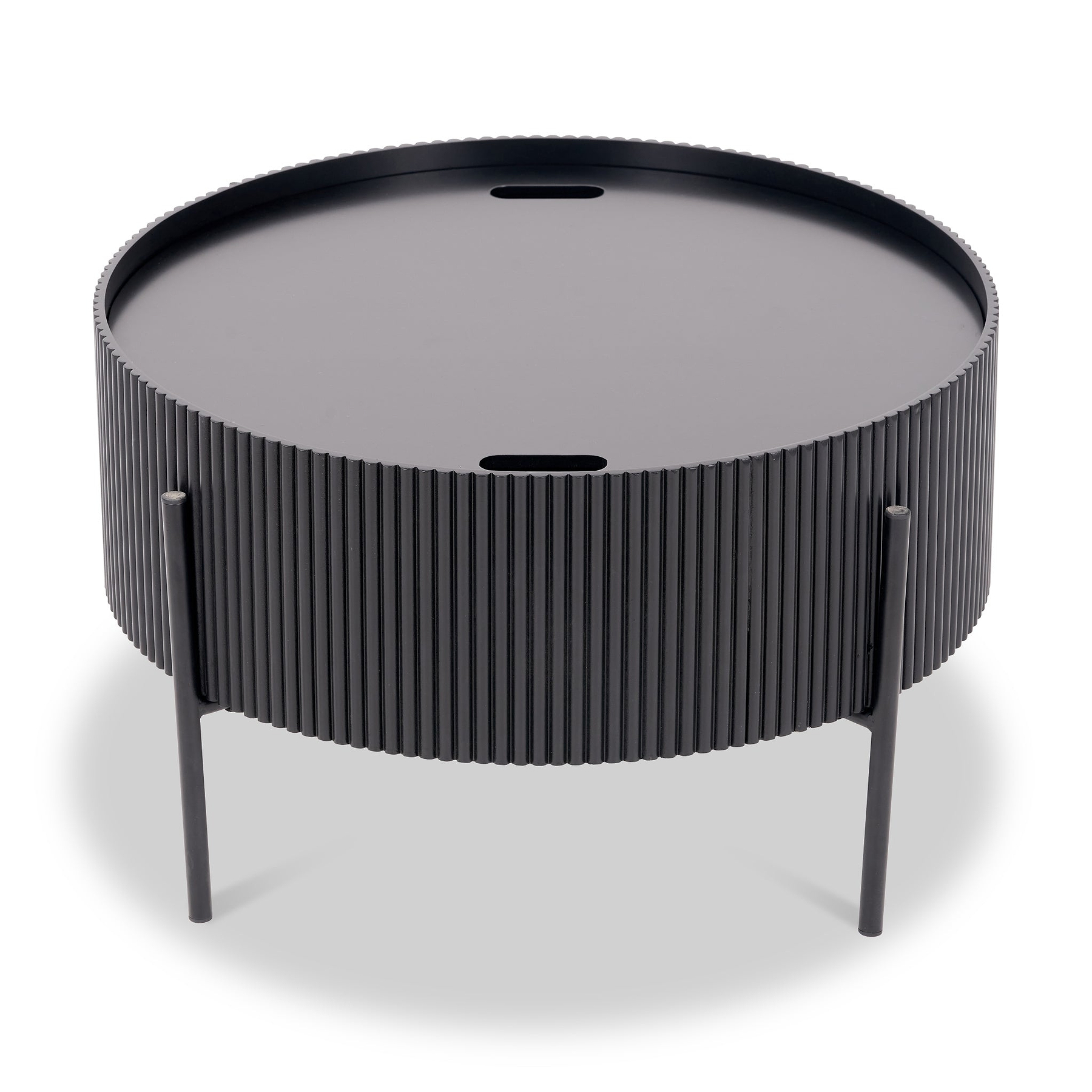 Henderson Black Storage Coffee Table from Roseland Furniture