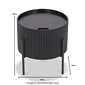 Henderson Black Side Table from Roseland Furniture