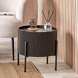 Henderson Black Side Table from Roseland Furniture