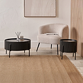 Henderson Black Side Table from Roseland Furniture