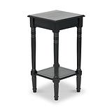 Heritage Black Pine Wood Accent Table from Roseland Furniture