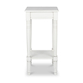 Heritage White Pine Wood Accent Table from Roseland Furniture