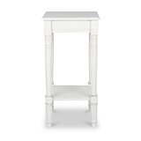 Heritage White Pine Wood Accent Table from Roseland Furniture