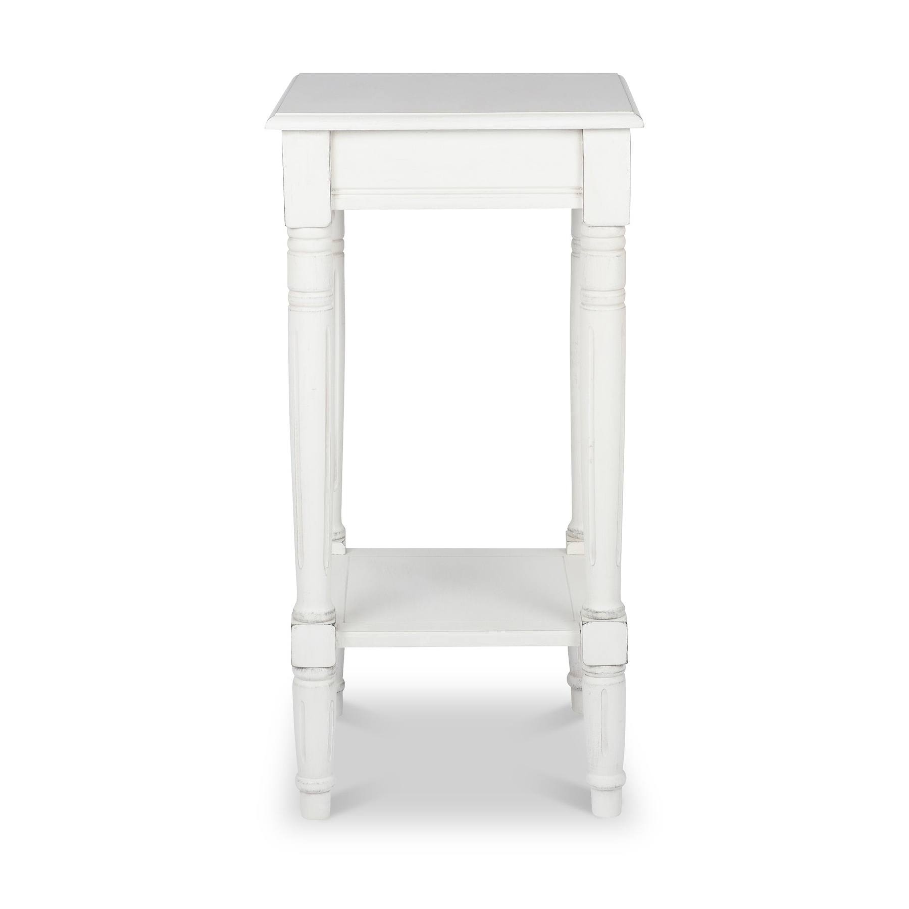 Heritage White Pine Wood Accent Table from Roseland Furniture