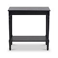 Heritage Black Pine Wood Console Table from Roseland Furniture