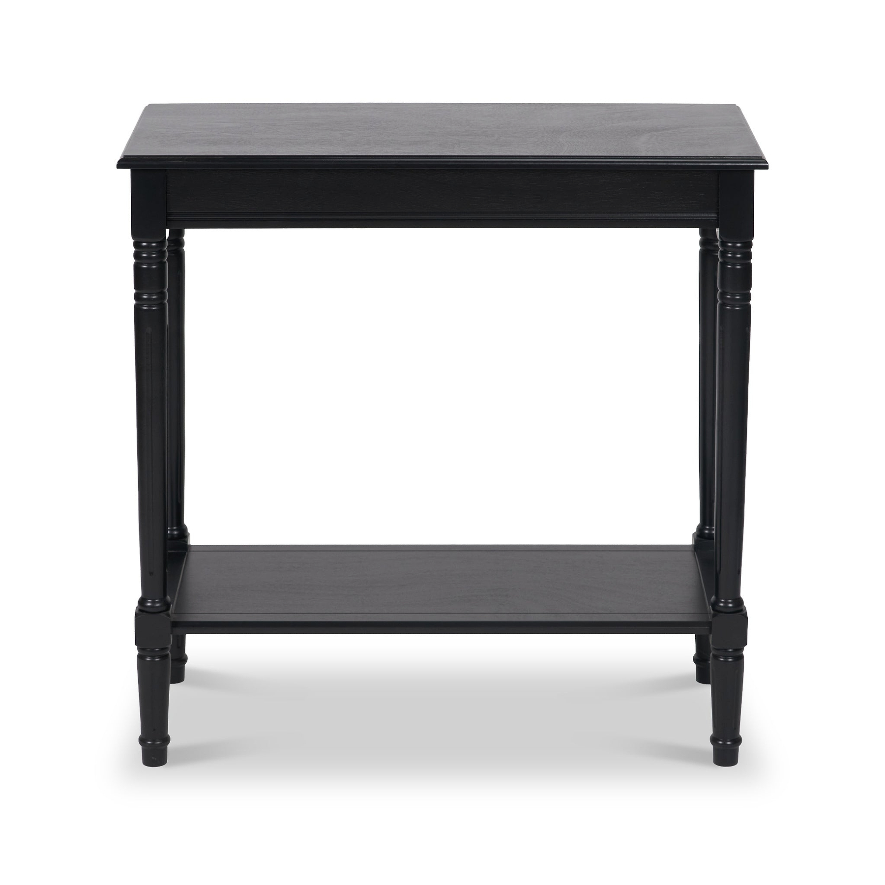 Heritage Black Pine Wood Console Table from Roseland Furniture