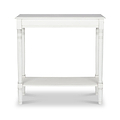 Heritage Elizabeth White Pine Wood Console Table from Roseland Furniture