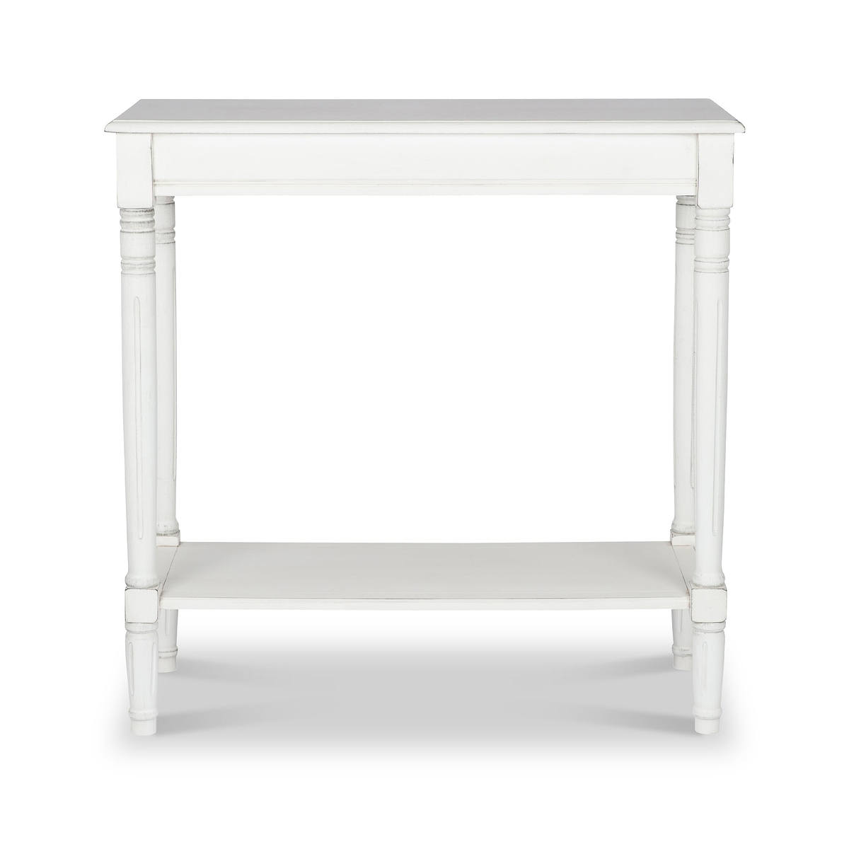 Heritage Elizabeth White Pine Wood Console Table from Roseland Furniture