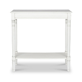 Heritage Elizabeth White Pine Wood Console Table from Roseland Furniture