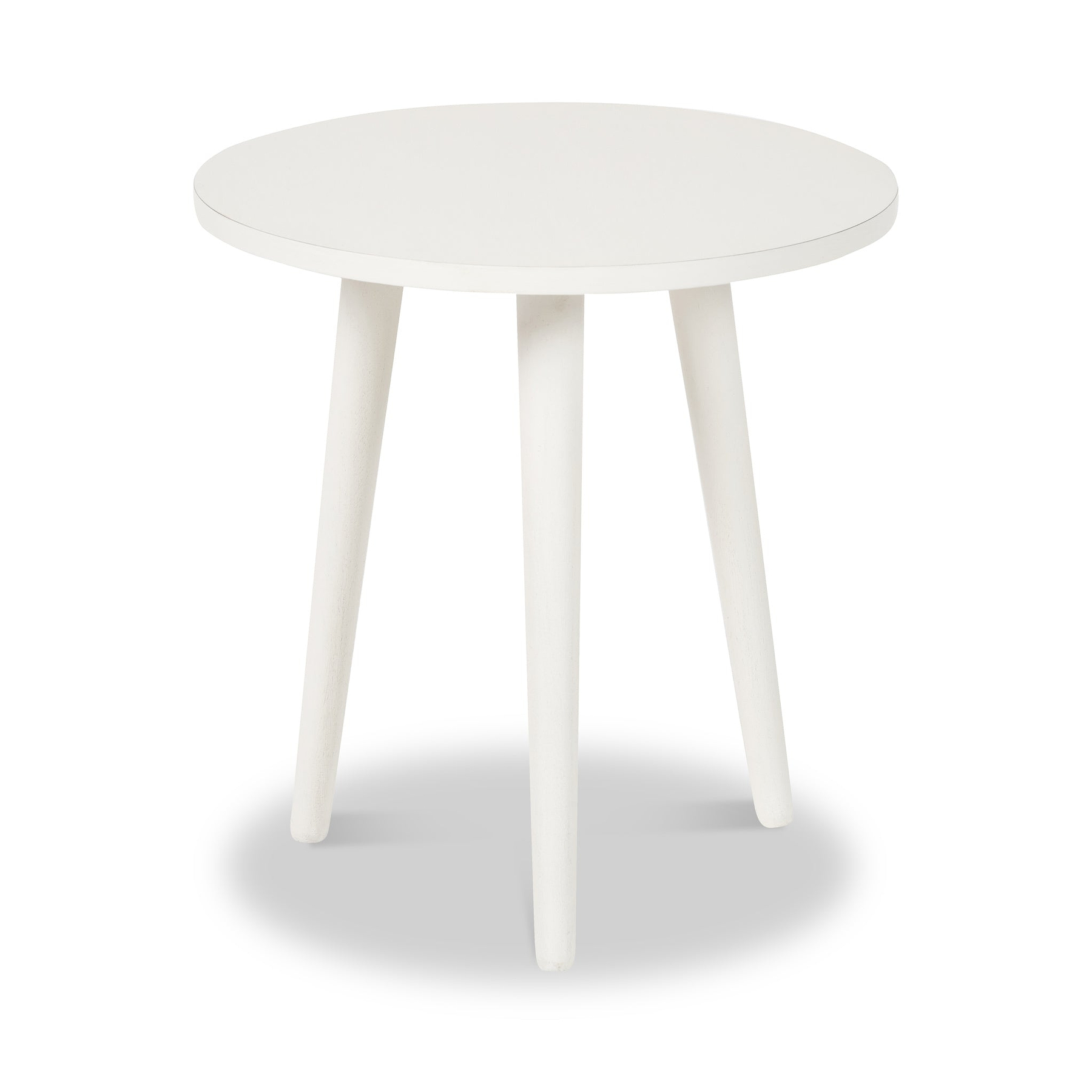 Croft Linen Pine Wood Side Table from Roseland Furniture