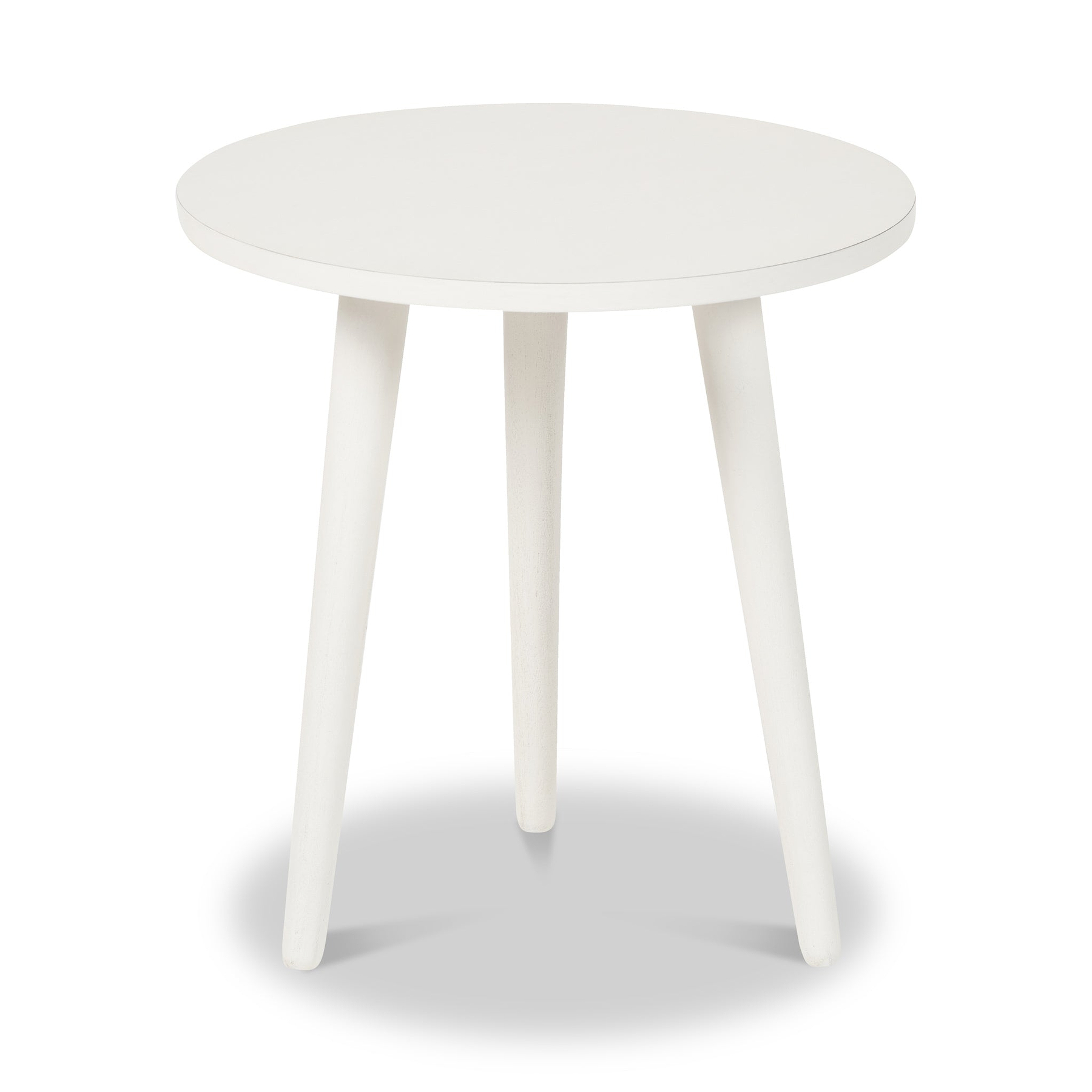 Croft Linen Pine Wood Side Table from Roseland Furniture