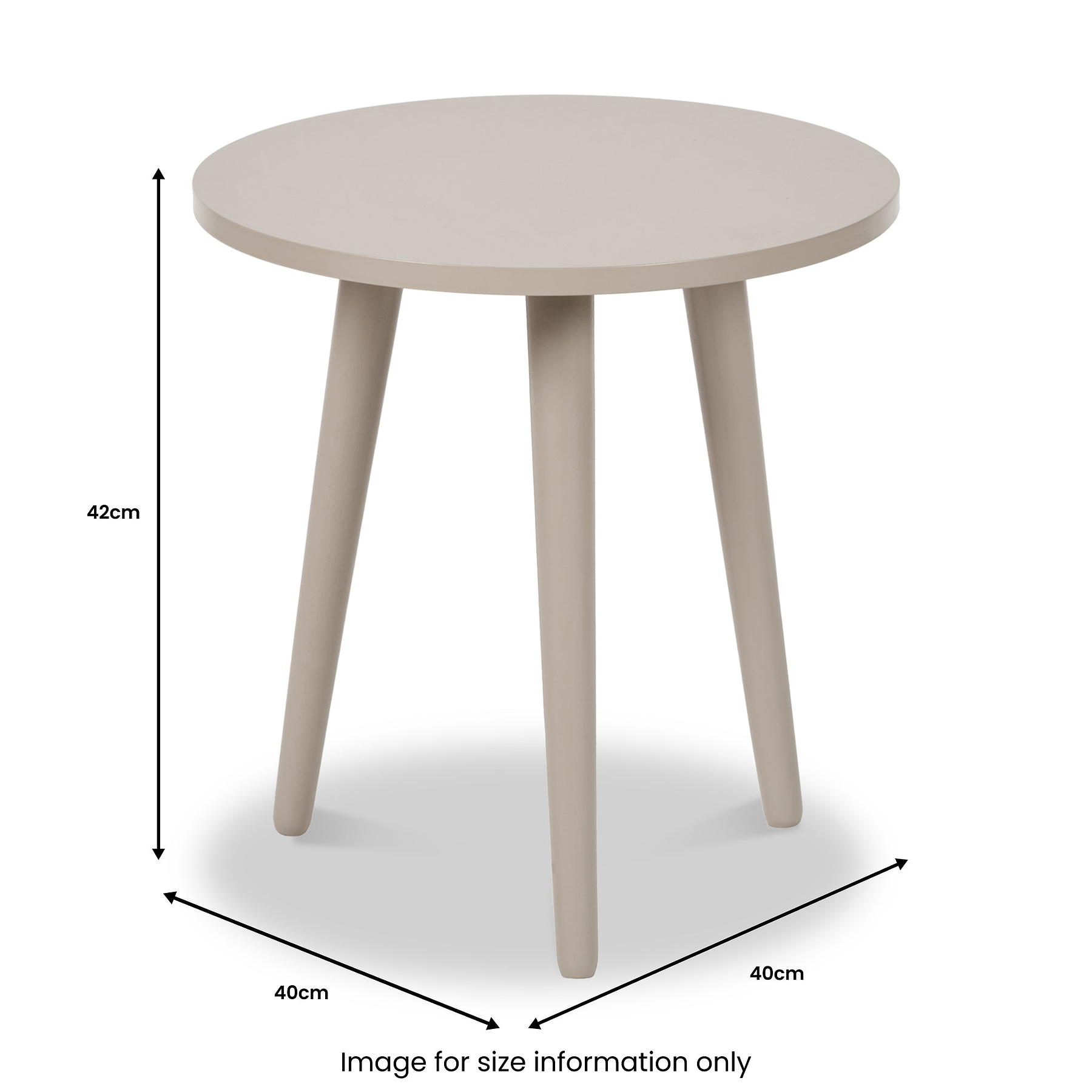 Devonshire Putty Pine Wood Side Table from Roseland Furniture