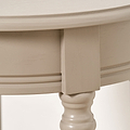 Heritage Putty Pine Wood Round Accent Table from Roseland Furniture