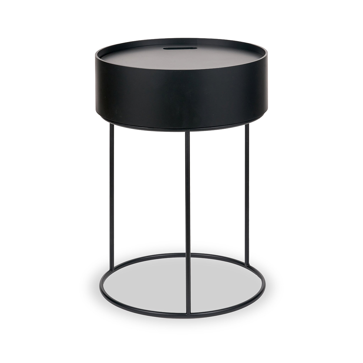 Hugo Black Storage Table from Roseland Furniture