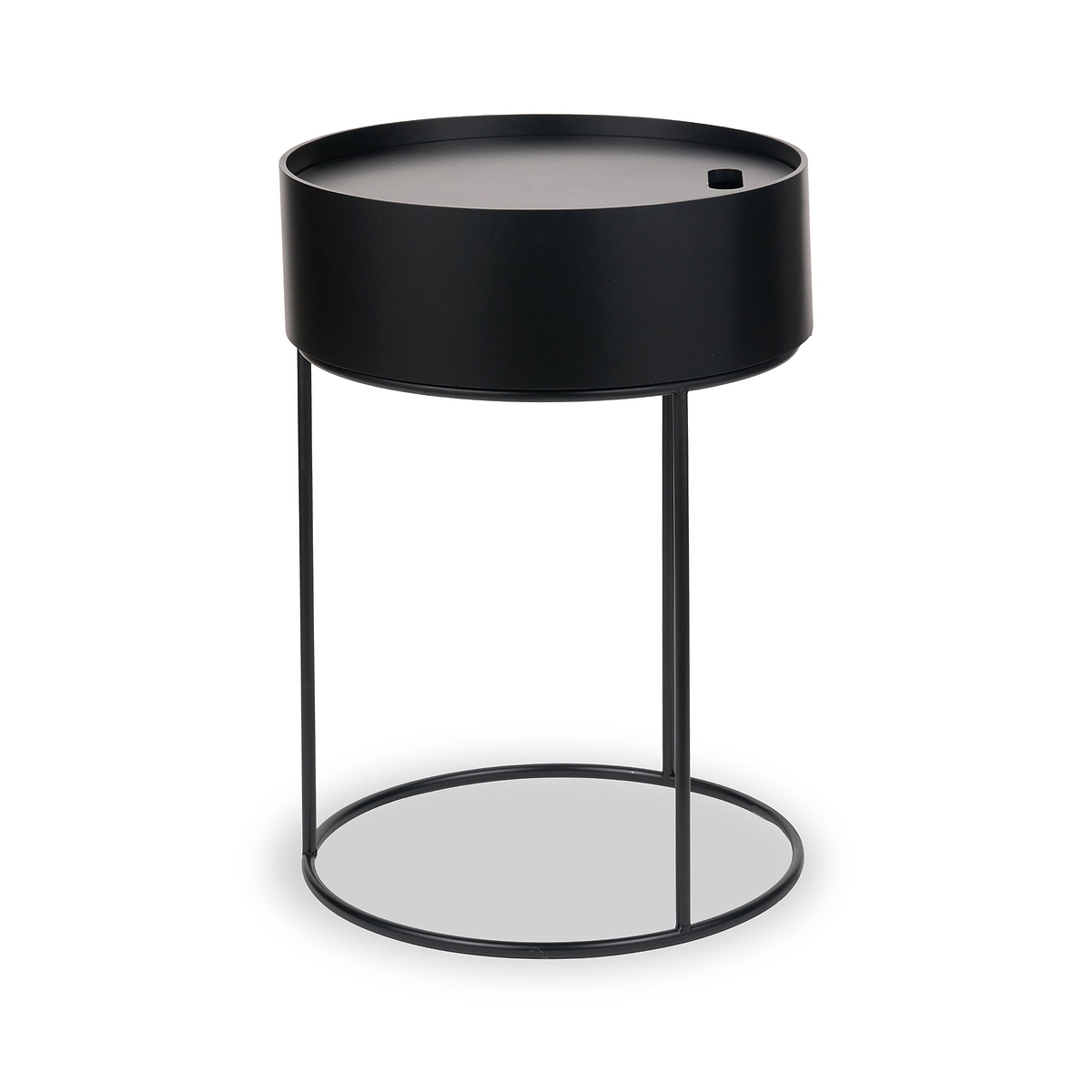 Hugo Black Storage Table from Roseland Furniture