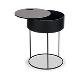 Hugo Black Storage Table from Roseland Furniture