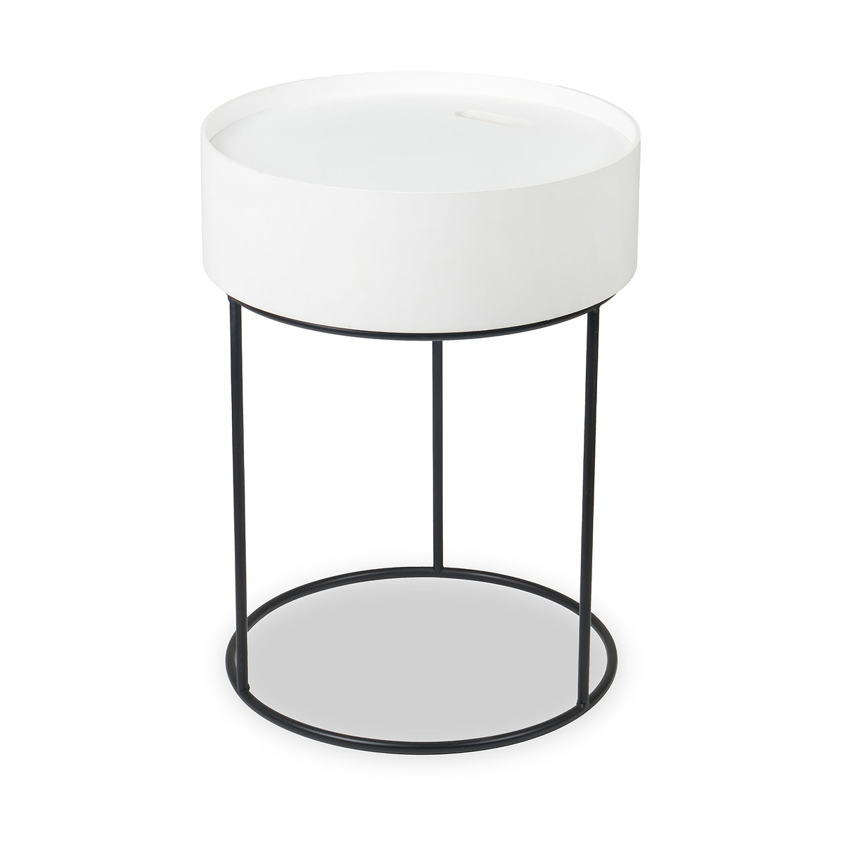 Hugo White Storage Table from Roseland Furniture