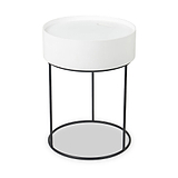 Hugo White Storage Table from Roseland Furniture